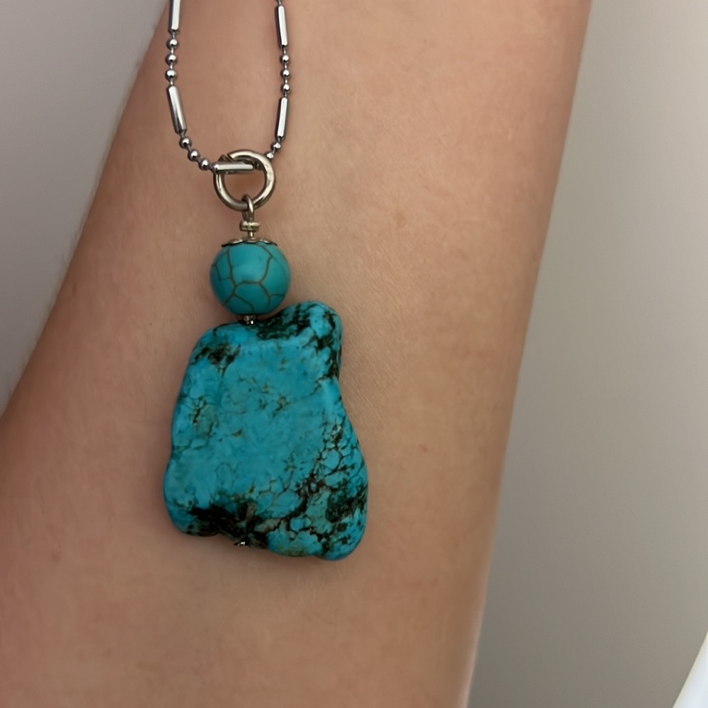 Turquoise Stone Necklace
